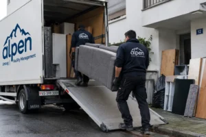 Möbel entsorgen im Wallis ohne Stress