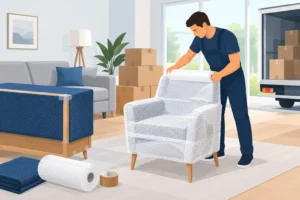 Möbel verpacken und schützen beim Umzug